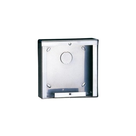 Caja de superficie Ikall de 1 modulo. Dimensiones 123x123x32,5