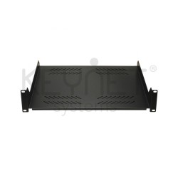 Bandeja fija de F400mm 2U para racks 19" de fondo 400mm