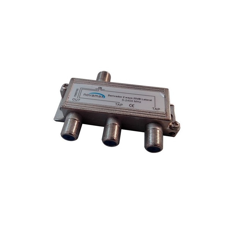 Derivador 2 líneas, 25dB, 5-2400Mhz