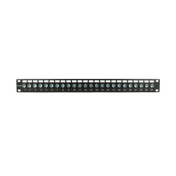 Patch panel 19" con 24 conectores H/H F (completo)