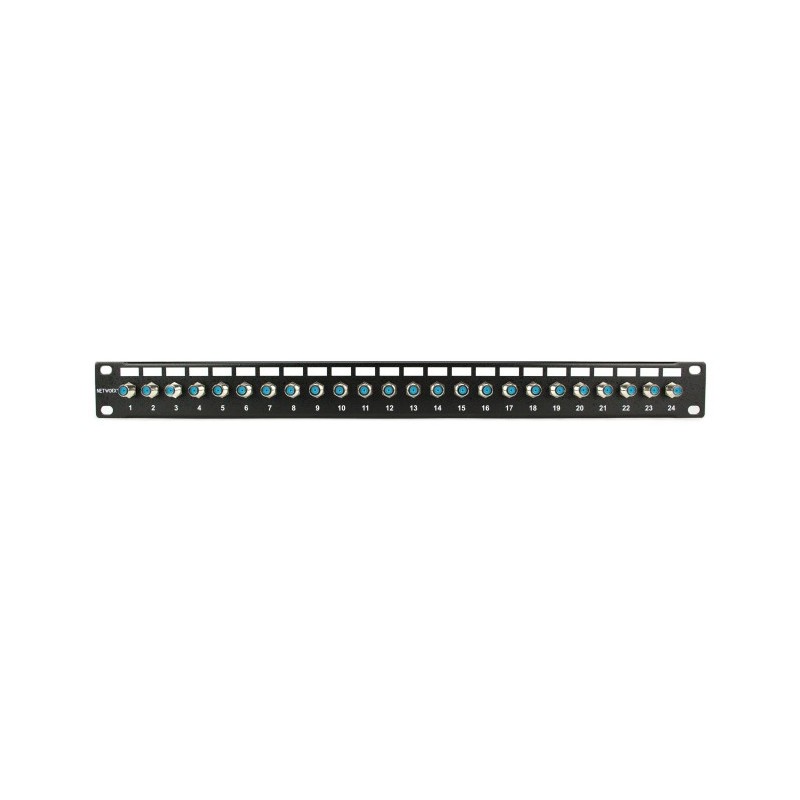 Patch panel 19" con 24 conectores H/H F (completo)