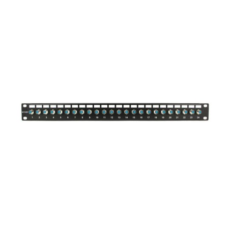 Patch panel 19" con 24 conectores H/H F (completo)