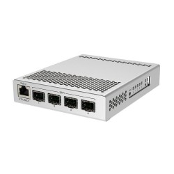 Cloud Router Switch, x4 SFP+, x1 Gb, RouterOS/SwitchOS, L5