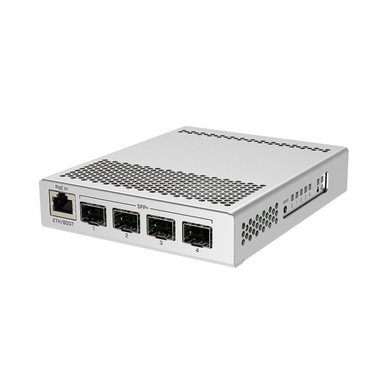 Cloud Router Switch, x4 SFP+, x1 Gb, RouterOS/SwitchOS, L5