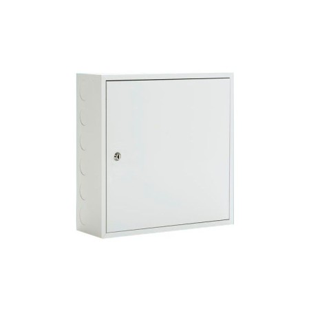 Regsitro secundario ICT2, 450x450x150mm, fondo madera, con llave, puerta sin bisagras.