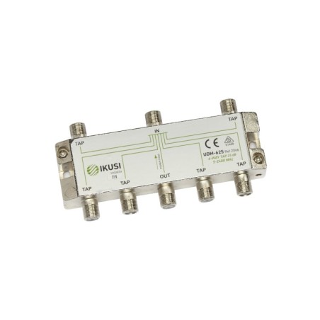 Derivador de montaje interior 2300Mhz, 25 dB, 6 salidas