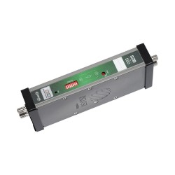 Amplificador modular programable, de 1 a 4 canales continuos, 55dB a 1 MHz, CAG, 40-90dB, salida hasta 121dBuV, 24Vdc 250mA