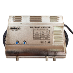 Central Banda Ancha RT-100 PLUS-LTE 700. 1 Entrada 47-68 Mhz / 174-232 Mhz/ / 470-694 Mhz. Ganancia 25-45dB. 117dBuV