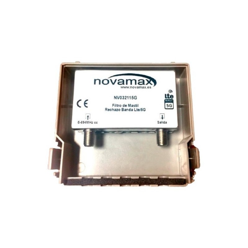 Filtro de mástil 5G, C48, 30dB, interior y exteior.