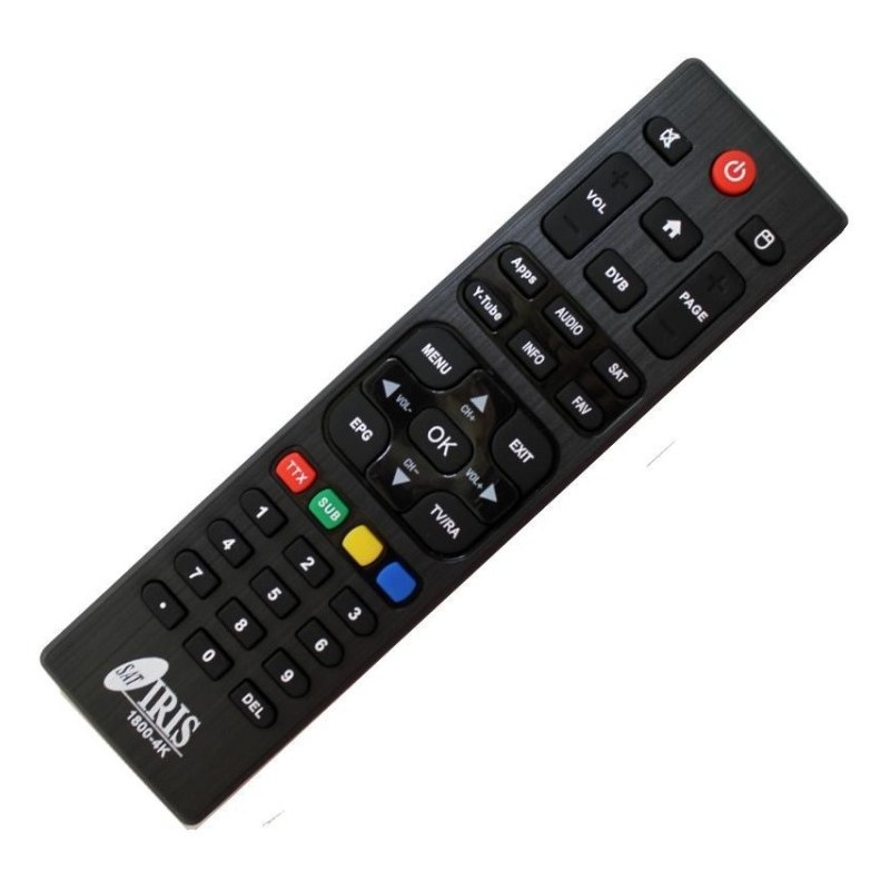 Mando original para Iris 1800HD-4K. No compatible con ningún otro modelo