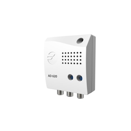 Amplificador de Interior 5G, VHF/ UHF 20dB/22dB, 105 dBuV. 2 salidas