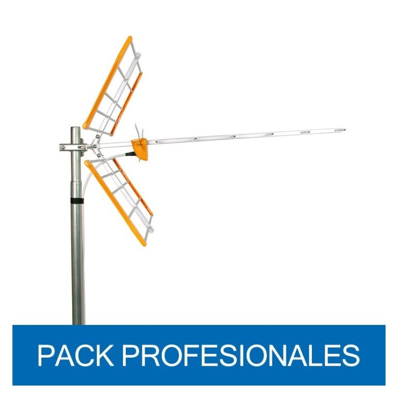 Antena Terrestre L 700 UHF C21-48, G 13dB, 18 elementos. Embalaje colectivo 6U. 112120