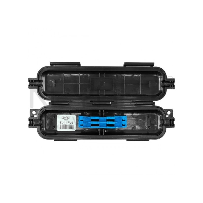 Encapsulado acometida fusión IP65, 2p 160x45x17mm ABS V0 negro