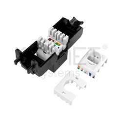 Keystone CAT6 UTP 180, toolless (sin herramientas). Certificación DELTA