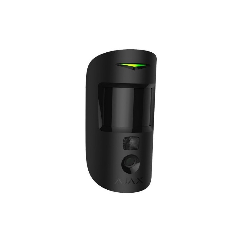 Fotodetector de movimiento PIR , inalámbrico, anti-mascotas hasta 12mts, Grado 2. Negro