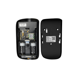 Fotodetector de movimiento PIR , inalámbrico, anti-mascotas hasta 12mts, Grado 2. Negro