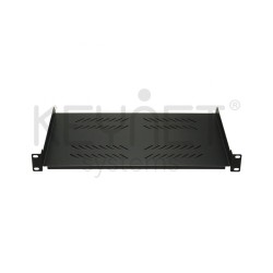 Bandeja fija 1U de 280mm para racks 19" de fondo 450mm. Sujeción frontal