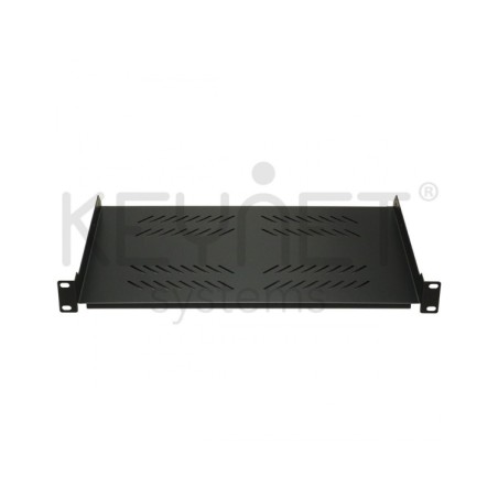 Bandeja fija 1U de 280mm para racks 19" de fondo 450mm. Sujeción frontal