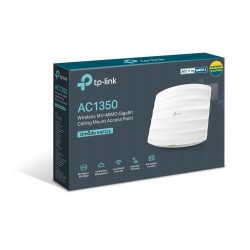 Punto de acceso AC 2.4/5Ghz para techo o pared, 23dBm (200mW), x3 antenas de 4/5dBi, x1 puerto Gb, 1317mbps