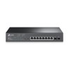 Switch Gestionable OMADA de 8 puertos 10/100/1000 PoE+  + 2 puertos SFP. Para rack