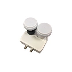 Lnb Twin (2 Receptores), Monoblock 6 (Astra 19.2 - Hot Bird 13), 0,1dB ruido