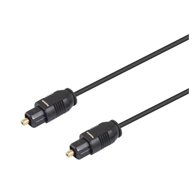 Cable audio óptico digital de 3mts, diámetro 2mm TOSLINK