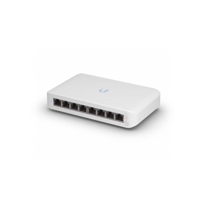 UniFi Switch Capa 2 de x8 puertos Gb (x4 POE), 52W