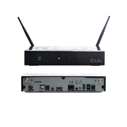 Receptor COMBO (S2X) + TDT (T2) Android 9.0/Linux E2, 4K UHD, H.265, 1 Lector tarjetas, Wifi Dual integrado, IR