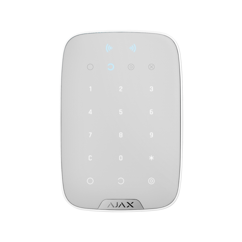 Teclado inalámbrico con lector RFID para central Ajax