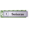 Rotulo "Señoras"