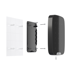 Teclado inalámbrico con lector RFID para central Ajax