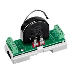 Adaptador carril DIN con botón para FIBARO Roller Shutter 3 FGR-223 y FGR-224