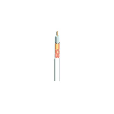 Cable coaxial cobre 6,8mm. Conductor interno CU 1,13mm. Atenuación 17,4/28dB (862/2150MHz)