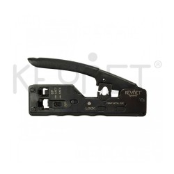 Crimpadora metálica conectores rápidos y estandars RJ11-RJ45