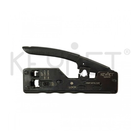 Crimpadora metálica conectores rápidos y estandars RJ11-RJ45