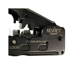 Crimpadora metálica conectores rápidos y estandars RJ11-RJ45