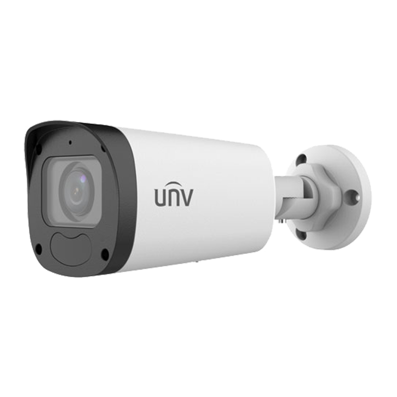 Cámara IP bullet, 4Mpx, IR 50mts, lente 2.8-12mm motorizada, UltraH265, PoE802,3af, IP67