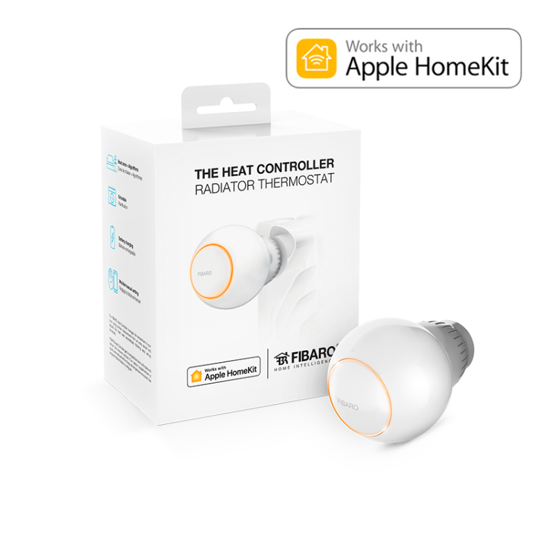 Fibaro Heat Controller Termostato controlador de calor. Versión HOME KIT Apple Bluetooth