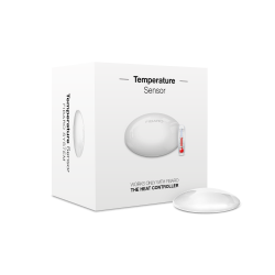 Sensor de temperatura inalámbrico compatible con Fibaro Heat Controller Z-Wave