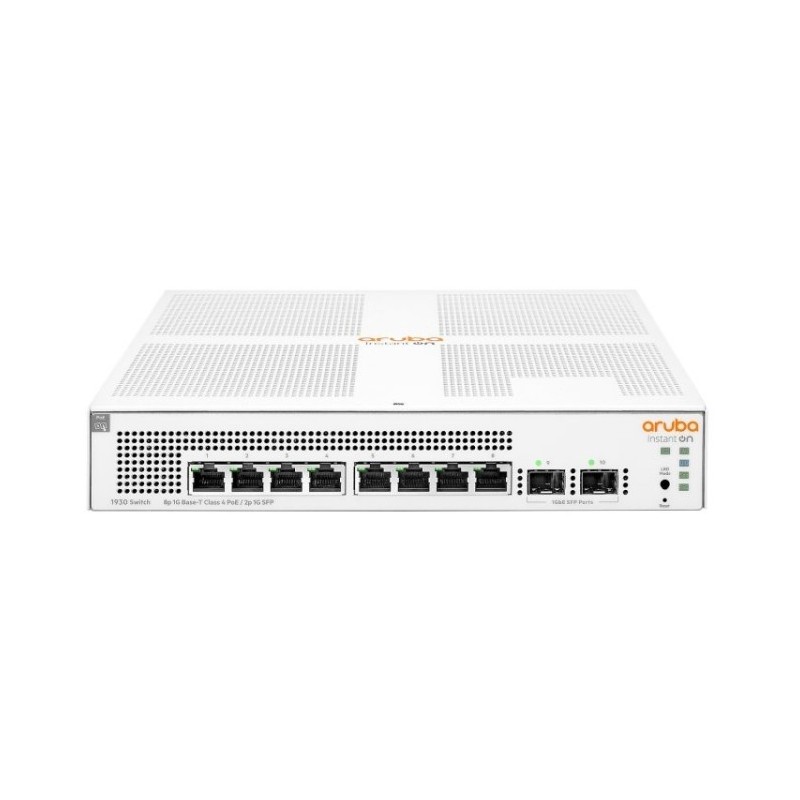 Switch Gestionable Capa 4, 8 puertos 10/100/1000 PoE, 124W, x2 puertos SFP ,para rack 19"