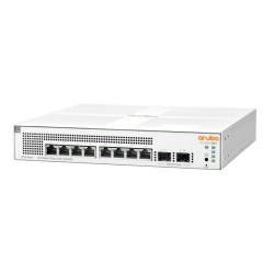 Switch Gestionable Capa 4, 8 puertos 10/100/1000 PoE, 124W, x2 puertos SFP ,para rack 19"