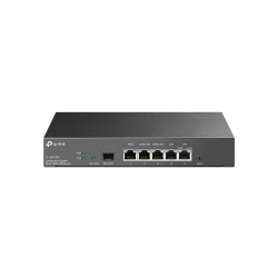 Router VPN OMADA con x1 Gb WAN fijo, x2 Gb WAN/LAN intercambiables, x2 Gb LAN, 1x WAN SFP Flash 128MB, DRAM 512MB,