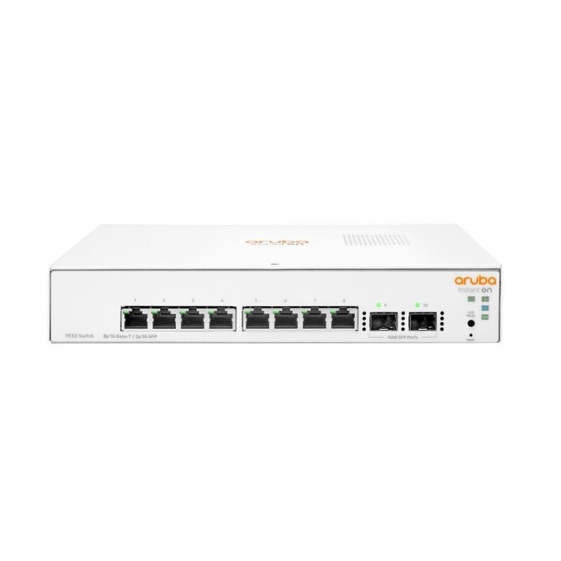 Switch Gestionable Capa 4, 8 puertos Gigabit, x2 puertos SFP ,para rack 19"