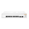 Switch Gestionable Capa 4, 8 puertos Gigabit, x2 puertos SFP ,para rack 19"