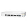 Switch Gestionable Capa 4, 8 puertos Gigabit, x2 puertos SFP ,para rack 19"