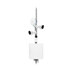 Carcasa ext. para USW-FLEX. Montaje en poste, incluye PoE de 60W y tornillo seguridad