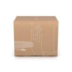 Cable CAT5e FTP, Cobre, Polietileno (exterior), x2 blindaje, negro. Bobina 305mts