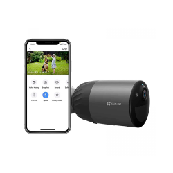 Cámara IP Wifi 4Mpx, IR 10mts, 2.8mm, H.265. Batería 270 días, ROM 32Gb & CloudPlay Ezviz