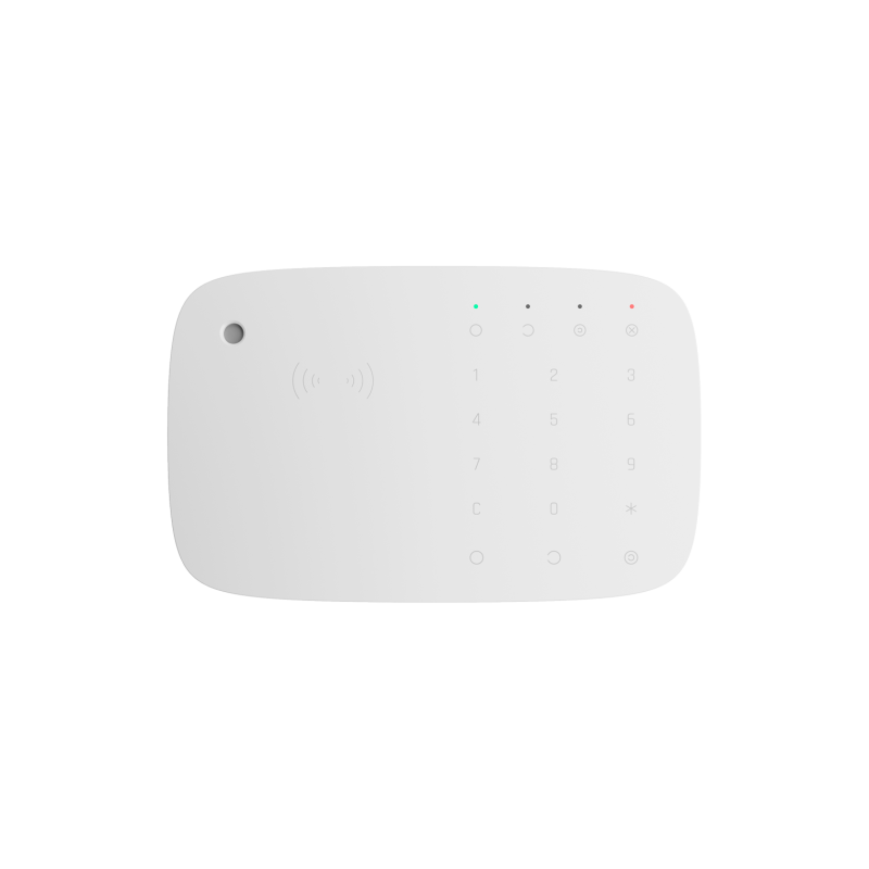 Teclado inalámbrico con sirena y lector RFID para central Ajax