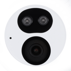 Cámara IP domo, 5Mpx, IR 30mts, 2.8mm, UltraH265, PoE802,3af, IP67